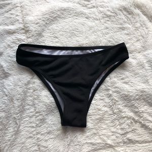 NWOT. Black bikini bottoms